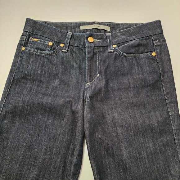 Joe's Jeans Dark Wash Stretch Denim Mid Rise Muse Bootcut Jeans - Picture 4 of 7